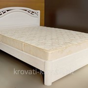 Кровать белая “Марго“ из массива дерева фотография