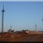 Монтаж громоотводных осветительных мачт на территории нефтепровода фото