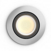 Встраиваемый светильник Philips Centura HUE Bluetooth круглый черный (915005766601) фото