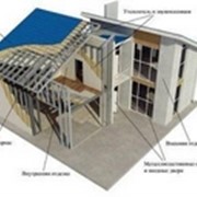 Строительство домов по каркасной технологии ( ЛСТК ) фото