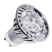 Лампа светодиодная LED GU10 3X1W 86-264V 6000K фотография