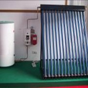 Солнечный водонагреватель, сплит-система фото