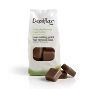 Горячий воск "Depilflax" - Шоколад, 1кг