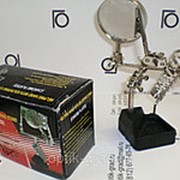 Третья рука (Держатель), робот, лупа, для пайки микросхем, ювелирам фото