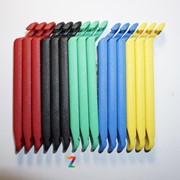 Бортировка пластиковая BIKE HAND В разных цветах модель.311 набор 3шт. фото