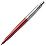 Parker Шариковая ручка Parker Jotter Gel Core Kensington Red CT, толщина линии M, с гелевым стержнем, хром Цвет корпуса Красно-серебристый фотография