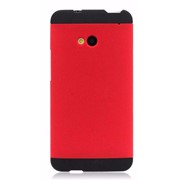 Чехол-накладка Double Dip для HTC One Dual Sim 802w красный/черный (C940) HC фото
