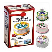 Набор для декорации торта 100 Piece Cake Decoration Kit