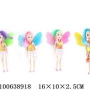 Кукла 7 с крыльями и цветными волосами в ассорт.в пак.,100638918/NN фотография