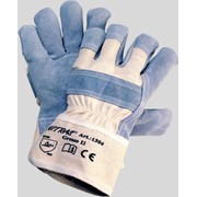 Перчатки спилковые, NITRAS Комбинированные перчатки из говяжьего спилка (EN 388 категория 2) фотография