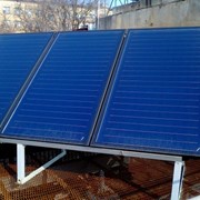 Солнечный коллектор. Оборудование возобновляемых источников энергии фото