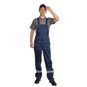 Полукомбинезон “Эксперт“ (ткань смесовая) синий с СОП фото