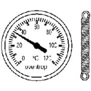 Накладной термометр Oventrop 1404095 для гребенок