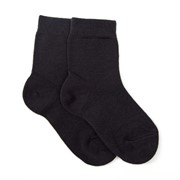 Носки детские, цвет тёмно-серый, размер 16-18 фото