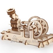 Механический деревянный конструктор, 3D пазл Ugears “Двигатель“ фото