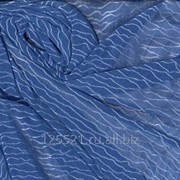 Ткань Шифон 3-х слойный LR 035W рис.19-3220 синий, арт. 4408 фото