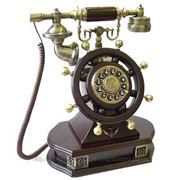 Телефон-ретро “Штурвал“ 25*15*35см (уп.1/4шт.) фото