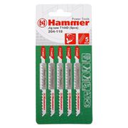 Пилки для лобзика Hammer Jg wd-pl t144d (5pcs) фото