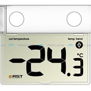 Оконный цифровой термометр с прозрачным дисплеем RST 01277
