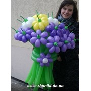 Цветы, букеты из шаров фото