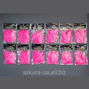 Резинки для Плетения / Розовый / 200 шт в пак./ 12 пакетиков в уп. u20010