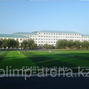 Футбольный искусственный газон фотография