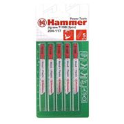 Пилки для лобзика Hammer Jg wd-pl t119b (5pcs) фото