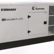Электростанции FIRMAN с двигателем CUMMINS, SDG40DCS+ATS фотография