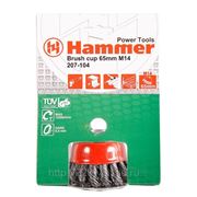 Кордщетка Hammer Br cp-hard 65*0,5*m14