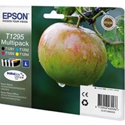 Комплект картриджей Epson T1295 Large Bundle повышенной емкости (C, M, Y, Bk) фото