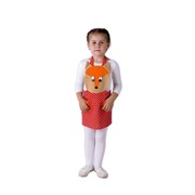 Карнавальный костюм для детей Вини Фартук Лиса детский, 110-116 см фотография