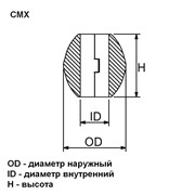 Анод цинковый для валолинии, D50 мм. Martyr CMX50 фото