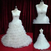 Свадебное платье модель - А005, цвет - брызги шампанксого фото