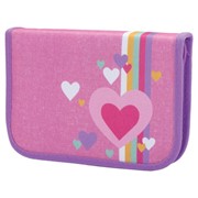 Пенал TIGER FAMILY 1 отделение, 1 откидная планка, ткань, “Pink Amour“, 20х14х4 см, 228888, TGNQ-041C1E фото