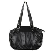 Женская кожаная сумка Мис 04-9225-10 чёрная