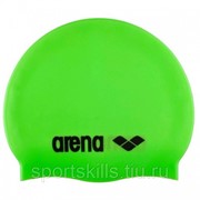 Шапочка для плав. “ARENA Classic Silicone“, арт.9166265, ЗЕЛЕНЫЙ, силикон фото