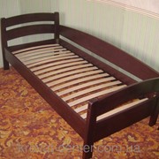Дубовая односпальная кровать Марта (190\200*90), массив - дуб.
