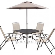 Комплект садовой мебели Палермо (Стол+Зонт+4 кресла) фото