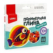 Полимерная глина LORI. Магниты “Красочные рыбки“, картон. уп, европодвес, Пг-006 фотография