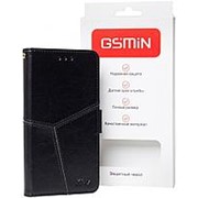Кожаный чехол-книжка GSMIN Series Ktry для LG G6 H870DS с магнитной застежкой (Черный) фотография