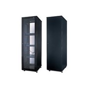 Шкаф напольный 42U, 600*600*2000, цвет чёрный, цвет чёрный (укомплектованный)