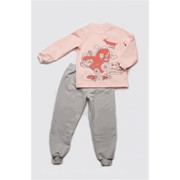 Пижама детская утепленная для девочки тм Модный карапуз (03-00549-1)