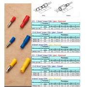 Разъемы штекерные изолированные (тип "пуля")