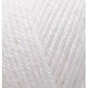 Пряжа ALIZE Alpaca royal 250м./100г. Акрил 55%. альпака 30%. шерсть 15% Белый (55) фото