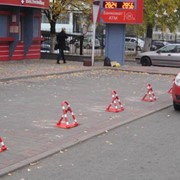 Барьеры парковочные. фото
