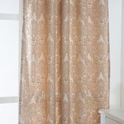 Фонова штора Olivia тканий виріб 140x260 світло-коричневий