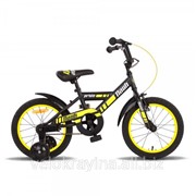 Велосипед 16" PRIDE FLASH черно-жёлтый матовый SKD-78-86