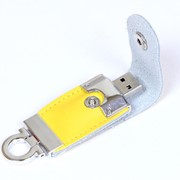 USB-флешка на 8 Гб в виде брелка, желтый фото