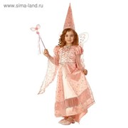 Карнавальный костюм «Сказочная фея», р. 34, рост 134 см, цвет розовый фотография