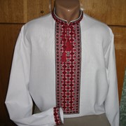 Мужская сорочка вышиванка с длинным рукавом фото